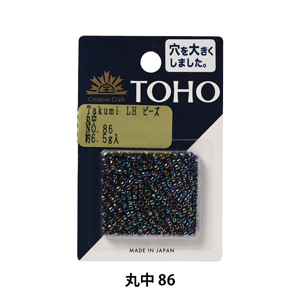 ビーズ 『タクミビーズ 丸中 86』 TOHO BEADS トーホービーズ
