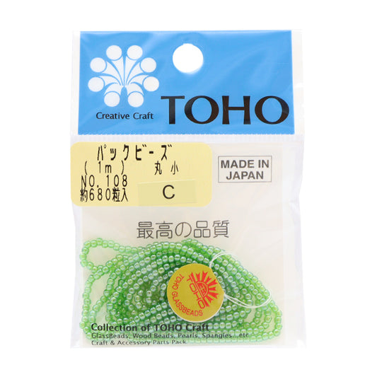 ビーズ 『パックビーズ 丸小 No.108』 TOHO BEADS トーホービーズ