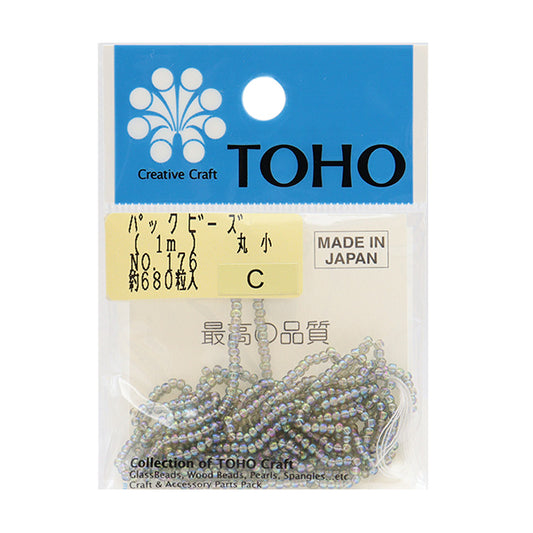 ビーズ 『パックビーズ 丸小 No.176』 TOHO BEADS トーホービーズ