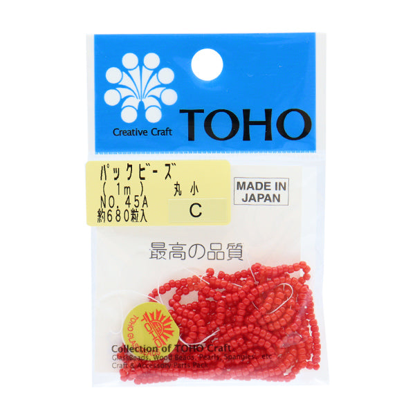 Beads "packBeads Maruko No.45a] TOHO BEADS Toho Beads
