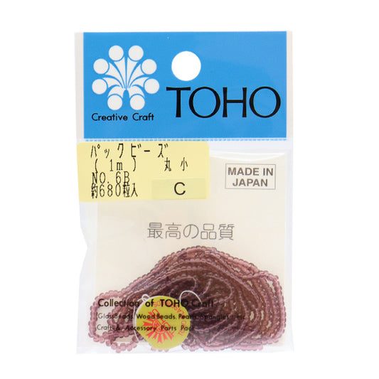 Beads "packBeads Maruko No.6B] TOHO BEADS Toho Beads
