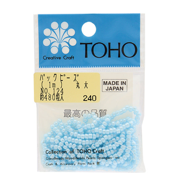 Beads "packBeads Maru University No.124] TOHO BEADS Toho Beads