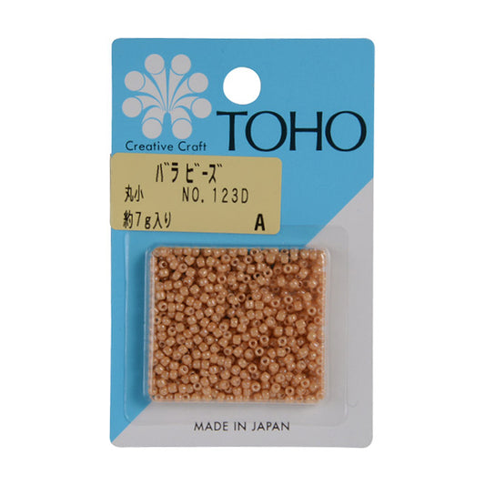 Beads "RoseBeads Maruko No.123D] TOHO BEADS Toho Beads