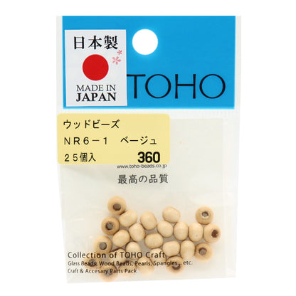 Beads"WoodBeads NR6-1] TOHOBEADS Toho Beads
