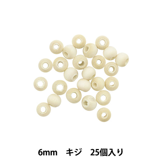 ビーズ『ウッドビーズ NR6-6』TOHOBEADSトーホービーズ