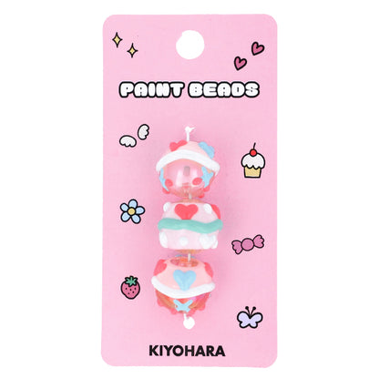 手芸パーツ 『ペイントビーズ 3個入り 01 PTB-01』 KIYOHARA 清原
