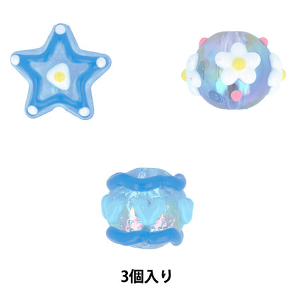 手芸パーツ 『ペイントビーズ 3個入り 06 PTB-01』 KIYOHARA 清原