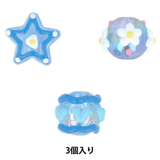手芸パーツ 『ペイントビーズ 3個入り 06 PTB-01』 KIYOHARA 清原
