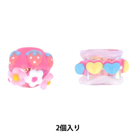 手芸パーツ 『ペイントビーズ 2個入り 01 PTB-02』 KIYOHARA 清原