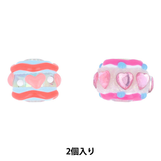手芸パーツ 『ペイントビーズ 2個入り 03 PTB-02』 KIYOHARA 清原
