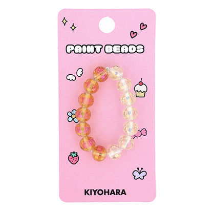 手芸パーツ 『クリスタルビーズ 8mmミックス ベージュ PTB-04』 KIYOHARA 清原