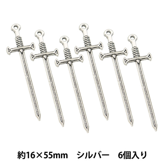 配件材料“魅力武器2银6件M12408"