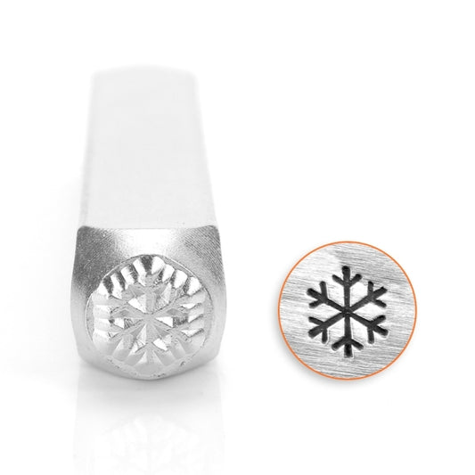 Metal engraved metal stamping "IMPRESSART Design Stamp Snow Flake (Large) 6mm U1018 6" MIYUKI Miyuki