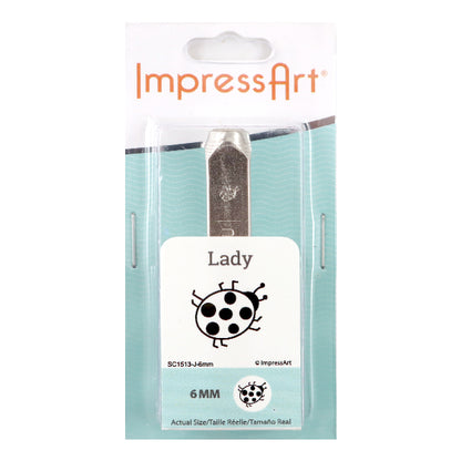 金属刻印 メタルスタンピング 『ImpressArt デザインスタンプ てんとう虫 6mm U1037 6』 MIYUKI ミユキ