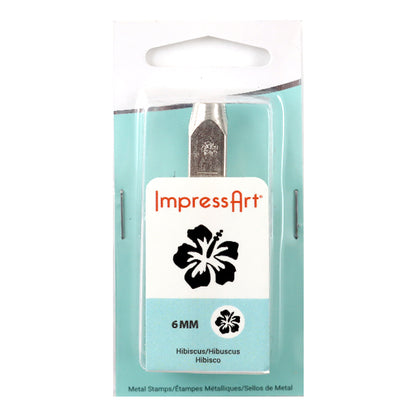 金属刻印 メタルスタンピング 『ImpressArt デザインスタンプ ハイビスカス 6mm U1038 6』 MIYUKI ミユキ