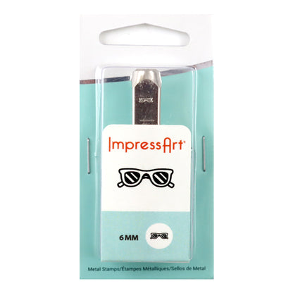 金属刻印 メタルスタンピング 『ImpressArt デザインスタンプ サングラス 6mm U1056 6』 MIYUKI ミユキ