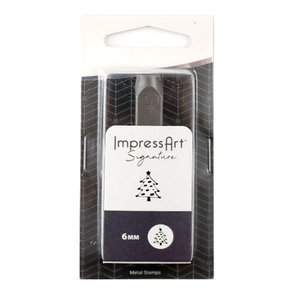 金属刻印 メタルスタンピング 『ImpressArt デザインスタンプ クリスマスツリー 6mm U1062 6』 MIYUKI ミユキ