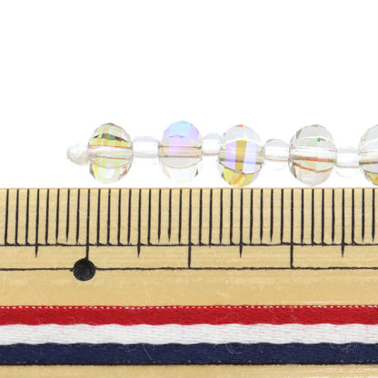 ビーズ 『ガラスビーズ マルチカット 6mm オーロラ JIN24-G-9』