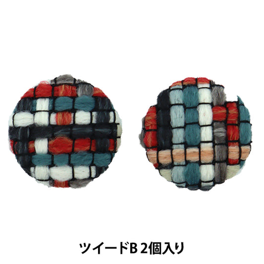 配件材料“ Kurumi零件圆形花呢B 2件GN-77-21S-01B”