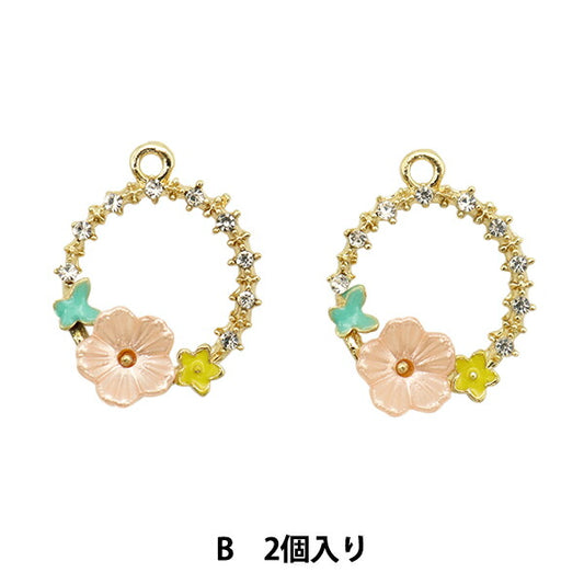 配件材料“ EPO魅力花箍2件B颜色M8822”