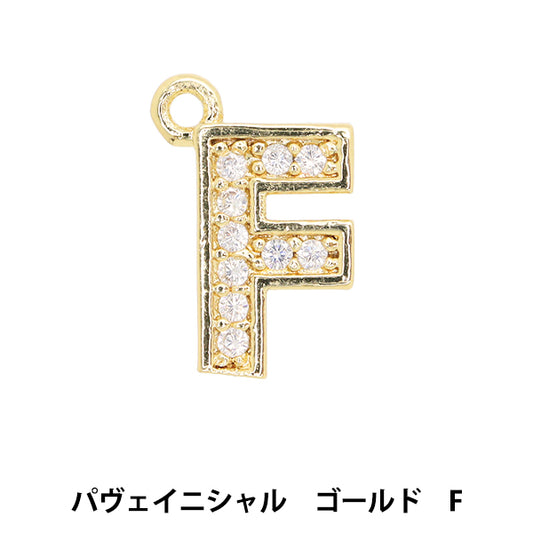 配件材料“魅力铺路初始F，1件，金AP24070"