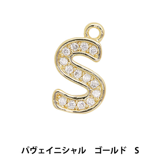 配件材料“魅力铺路初始s，1件，金AP24070"