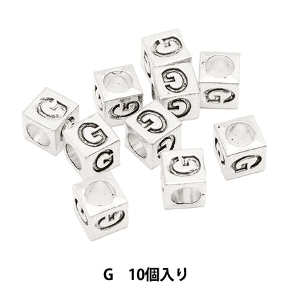 珠子 “金属珠子 字母珠子 g大约7 x 7毫米10件包括“ Marchenart Fairy Tale Art