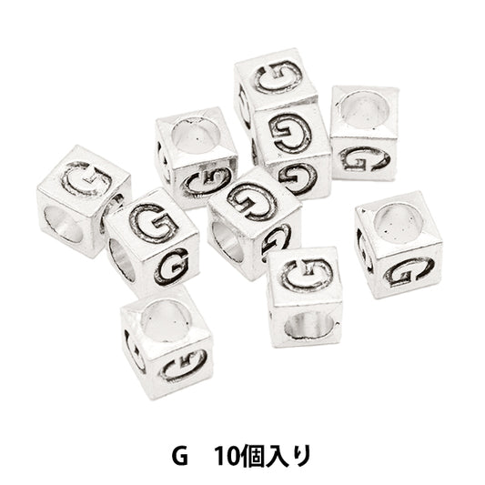 珠子 “金属珠子 字母珠子 g大约7 x 7毫米10件包括“ Marchenart Fairy Tale Art