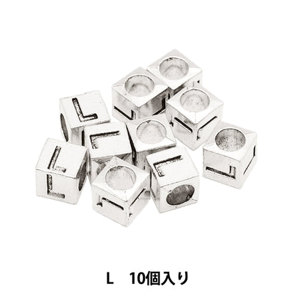 珠子 “金属珠子 字母珠子 大约7 x 7毫米10件包括“ Marchenart Fairy Tale Art