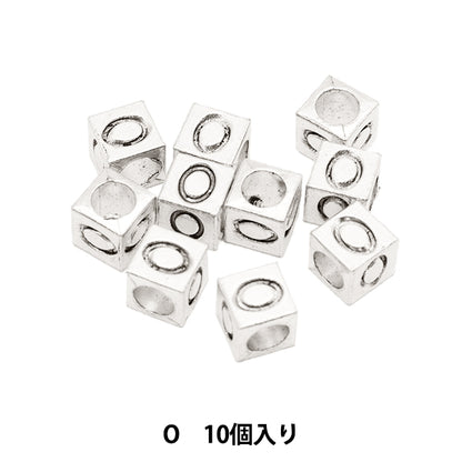 珠子 “金属珠子 字母珠子 o大约7 x 7毫米10件包括“ Marchenart Fairy Tale Art