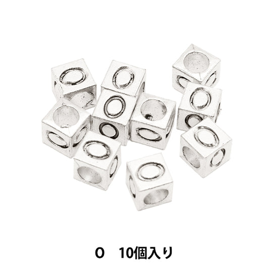 珠子 “金属珠子 字母珠子 o大约7 x 7毫米10件包括“ Marchenart Fairy Tale Art
