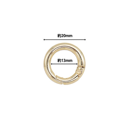 Round Carabiner Mini 2 pieces 20mm Gold G1209" MARCHENART Fairy tale art