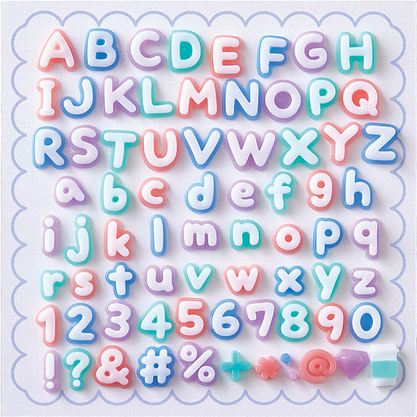 レジンモールド 『タフレクトモールド アルファベット&数字 403395』 PADICO パジコ