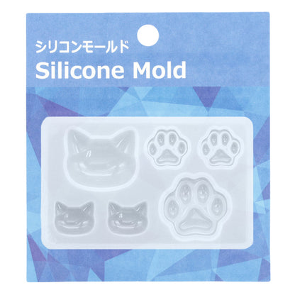 レジンモールド 『シリコンモールド 猫・肉球 MO-10』