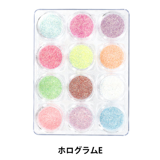 レジン材料 『ジュエリーパレット12 ホログラムE YS-2-5』