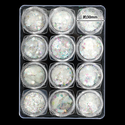 レジン材料 『ジュエリーパレット12 ホワイトA YS-2-10』