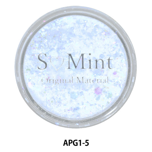レジン材料 『アクリルパウダー グリッター シリーズ1 5番色 APG1-5』 Smint エスミント