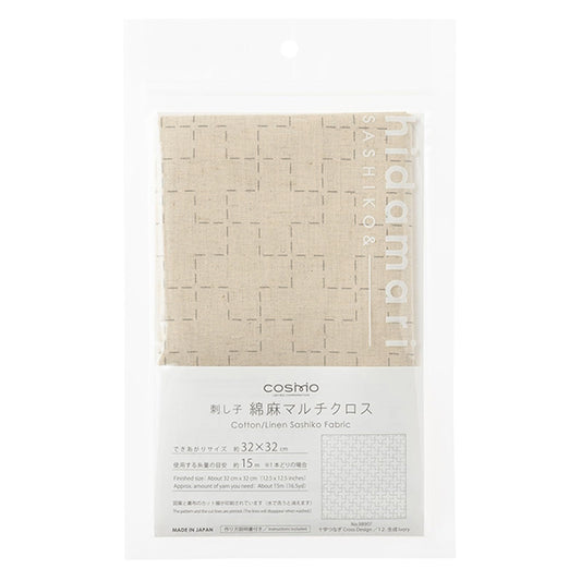 刺绣套件“ Sashiko棉花亚麻杂交跨关节Kinari 98907" Lecien Lecien 宇宙