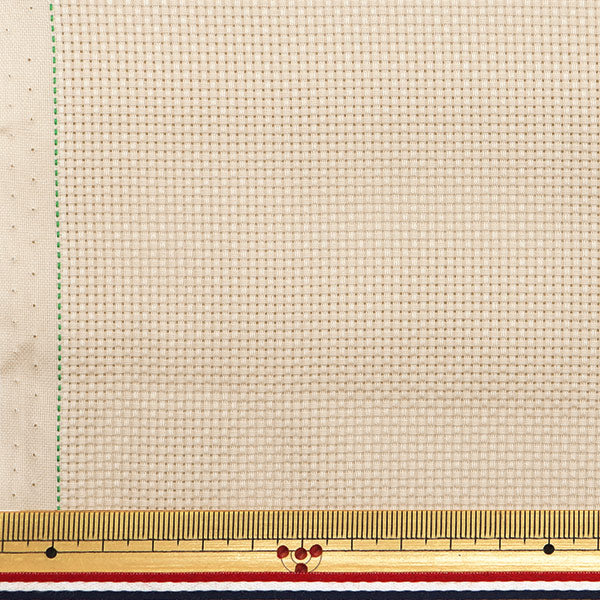 【数量1から】 刺しゅう布 『ジャバクロス55 ナチュラルベージュ 幅約91cm 3925-9』 LECIEN ルシアン cosmo コスモ
