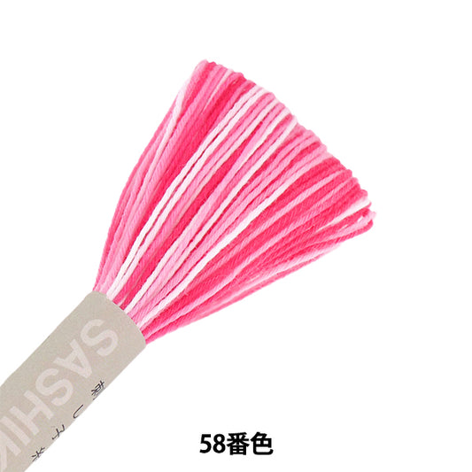 绣花线“ sashiko螺纹58颜色（腮红）” Olympus