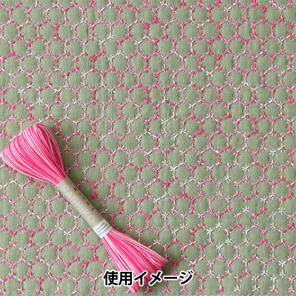 绣花线“ sashiko螺纹58颜色（腮红）” Olympus