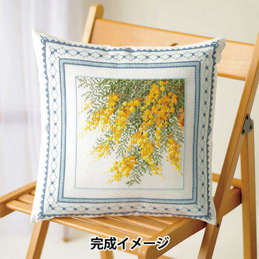 Embroidery kit "Onoe Megumi Cross Stitch Mimosa Collection Mimosa 6066" Olympus