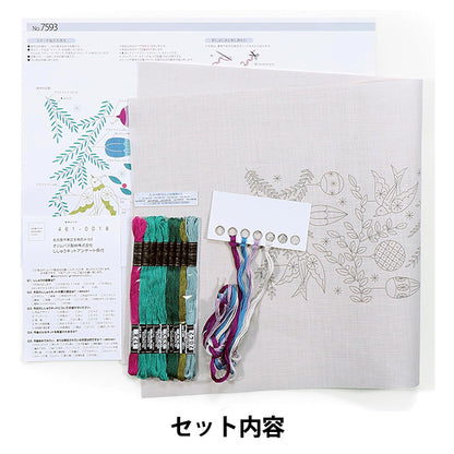 刺绣套件“ Macabe Alice季节性礼物假日鸟7593" Olympus