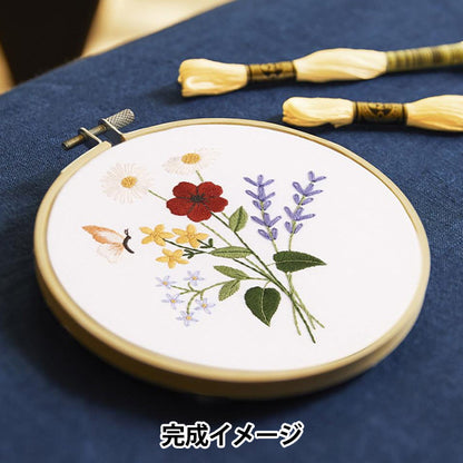 Embroidery kit "Designer Collection Summer Flower TB219" DMC Diementsea