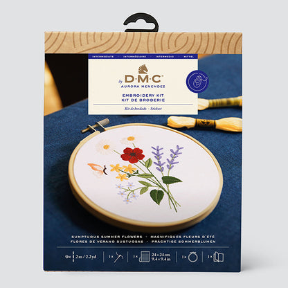 Embroidery kit "Designer Collection Summer Flower TB219" DMC Diementsea