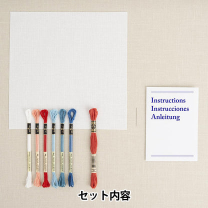 Embroidery kit "Designer Collection Folk Flower BK409" DMC Diementsea