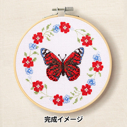 Embroidery kit "Designer Collection Butterfly Li -Room BK411" DMC Diementsea