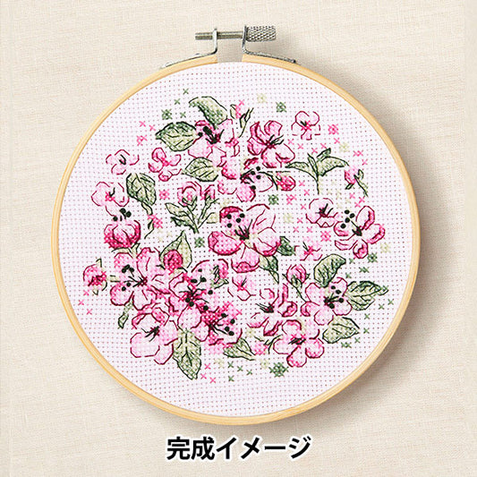Embroidery kit "Designer Collection Cherry Blossom BK412" DMC Diementsea