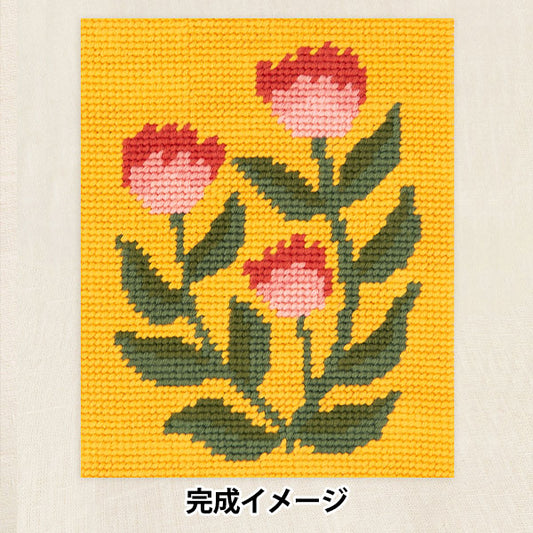 Embroidery kit "Designer Collection Summer Time Dahlia C138K" DMC Diementsea
