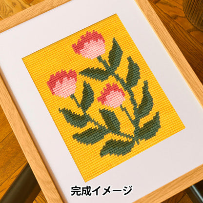 Embroidery kit "Designer Collection Summer Time Dahlia C138K" DMC Diementsea